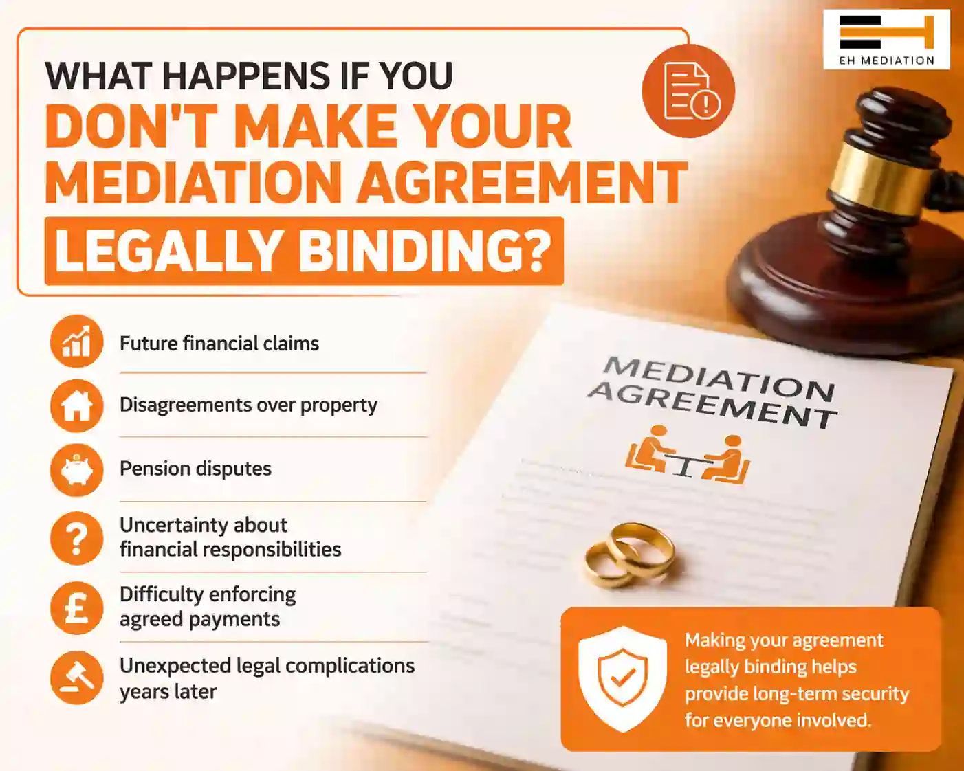 What Happens If You Don't Make Your Mediation Agreement Legally Binding Crowborough?